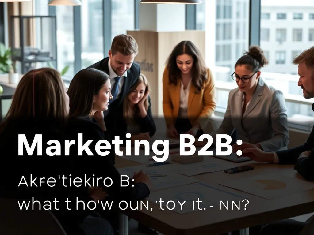 Marketing B2B: co to jest i jak działa?